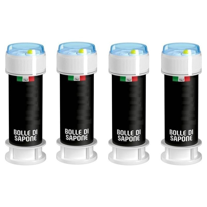 Bolle di sapone - confezione da 4 pezzi - Prodotto ufficiale Gadget per feste e compleanno