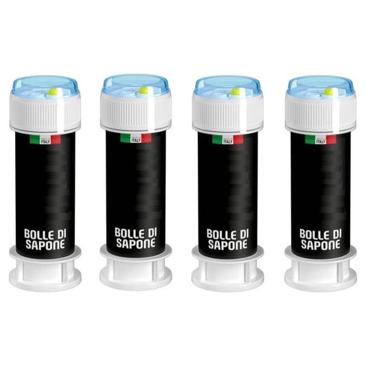 Bolle di sapone - confezione da 4 pezzi - Prodotto ufficiale Gadget per feste e compleanno