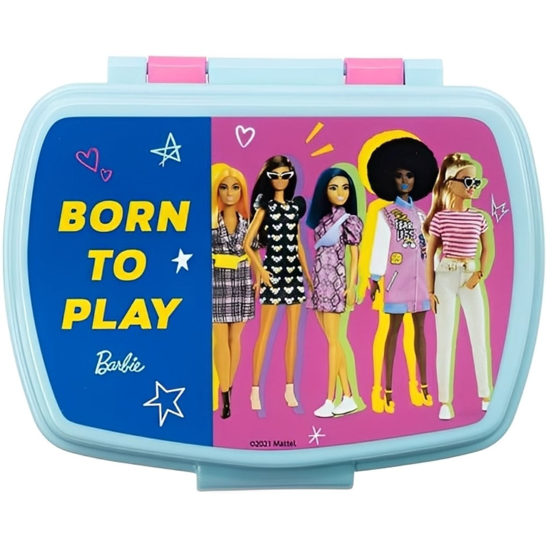 Contenitore Portapranzo Porta merenda Scatola Sandwich Box  Bambini (BARBIE Bambina)