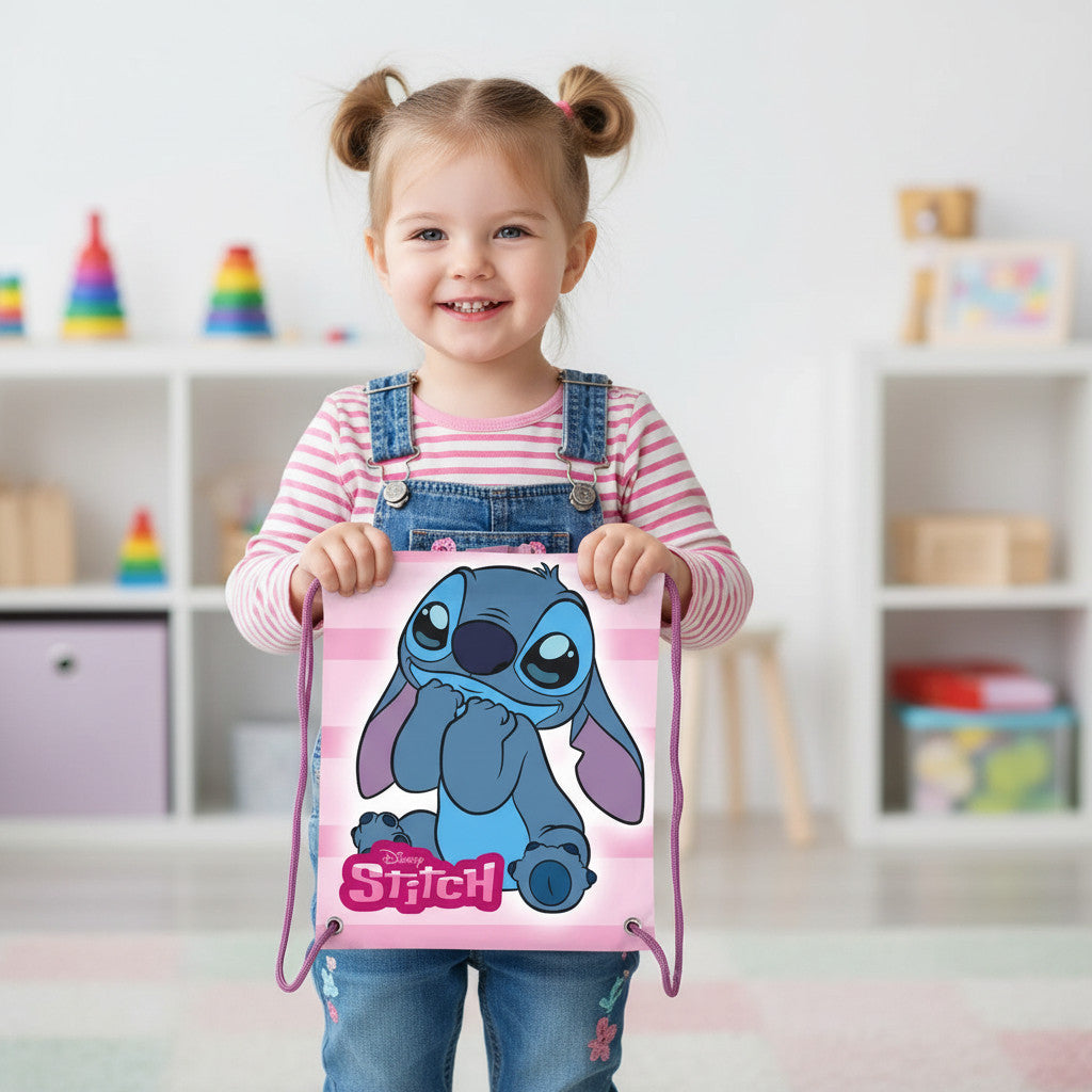 Sacca Sportiva per Bambino, Borsa Zaino per Asilo, Palestra, Piscina, Viaggio, Portascarpe