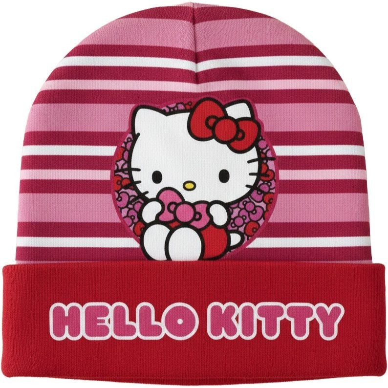 Cappello Invernale Hello Kitty Bambini Morbido Caldo Taglia Unica