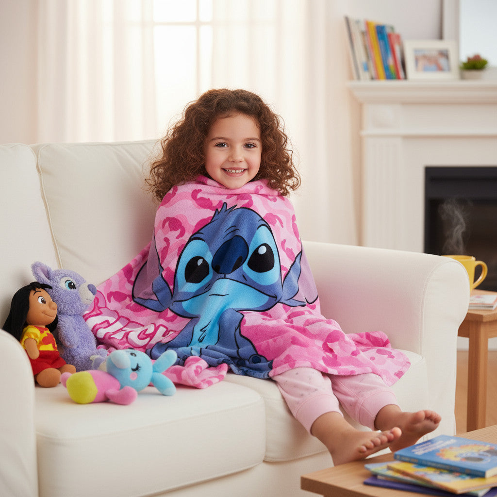 Coperta Ufficiale Plaid Morbida e Calda 100x140cm per Bambini Pile con stampa Idea Regalo