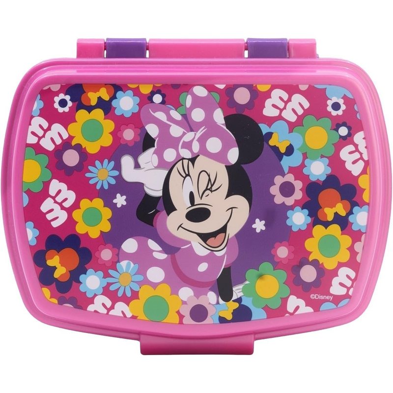 Portapranzo Minnie Mouse Scatola Merenda Bambini 18x14x6 cm