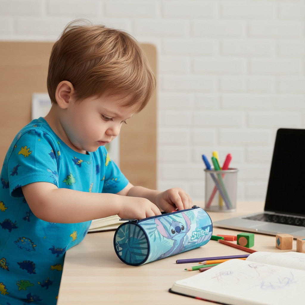 Portapenne Astuccio Borsellino Scuola e Asilo per Bambini 21x7x6cm