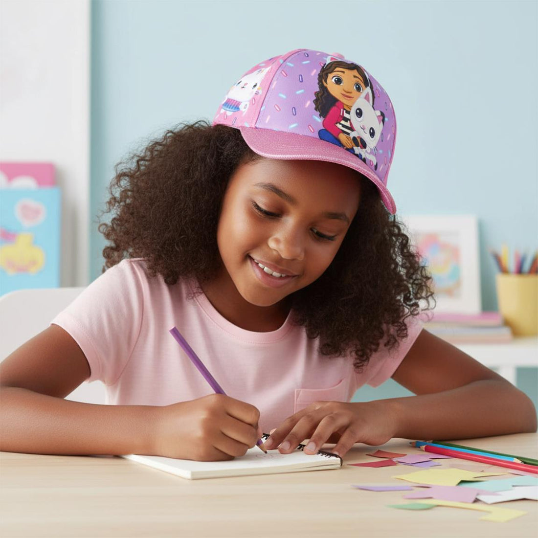 Cappello con Visiera da Ragazzo/Bambino Berretto da Baseball Regolabile - Gabby's Dollhouse