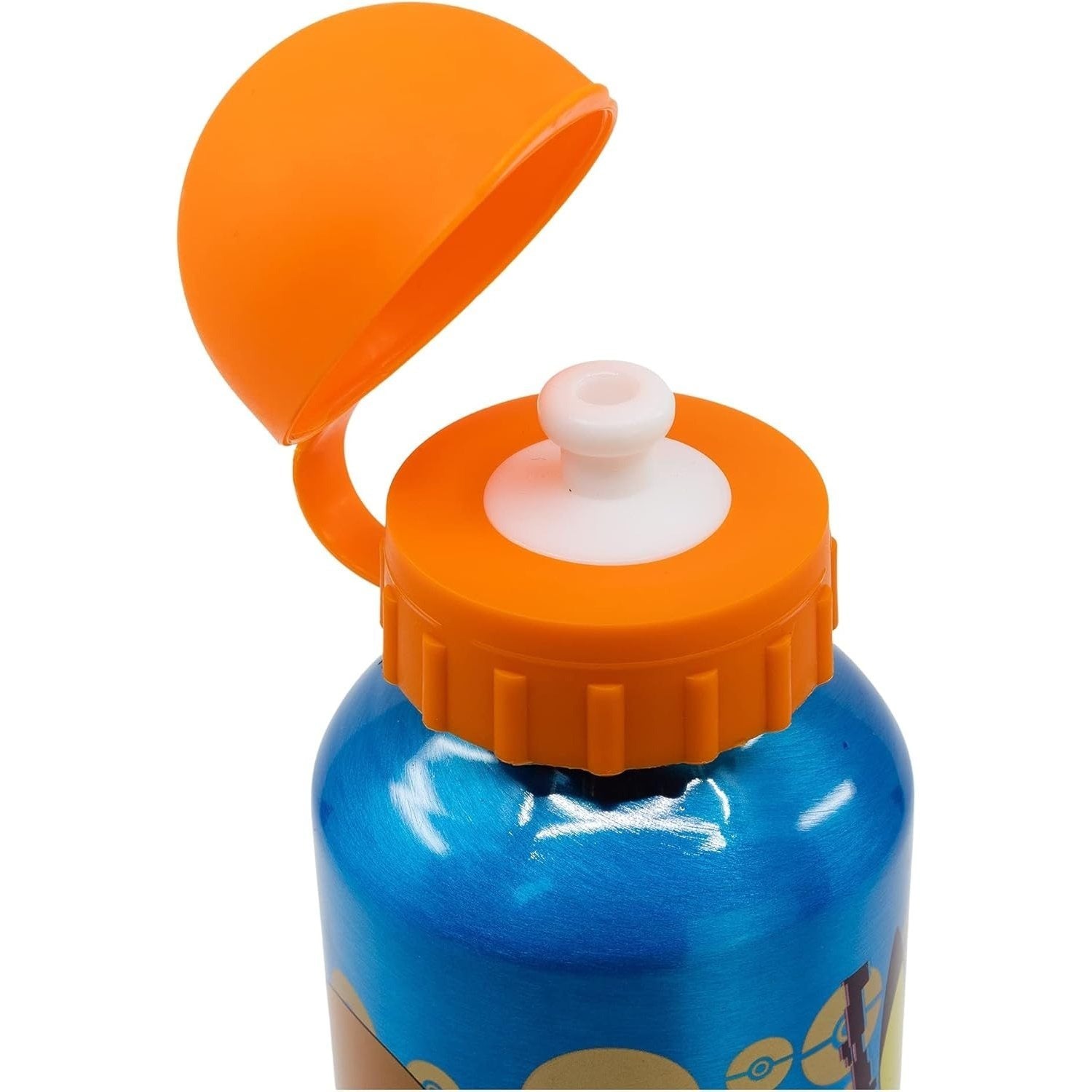 POKEMON - Borraccia Scuola Bottiglia Sport in lega di Alluminio per Bambini 400ml con beccuccio retraibile - Pikachu