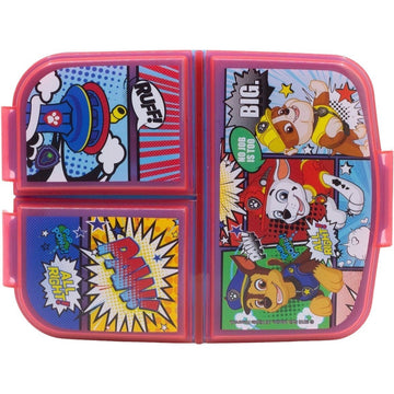 Porta Merenda Scuola con 3 scomparti Portamerenda in Plastica Bambini Pranzo Launch Box