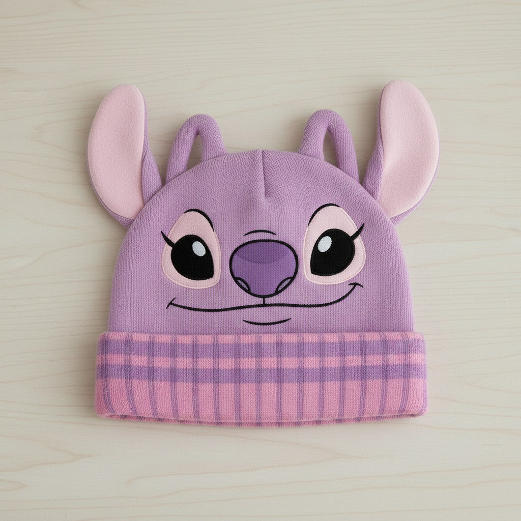 Set 3 Pezzi Stitch Cappello Scaldacollo Guanti Bambini Taglia Unica 6