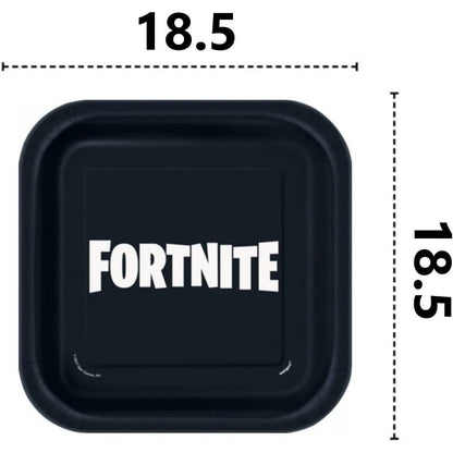 Kit Festa 8 Persone Set Tavola Addobbi Party Compleanno con 8 Piatti, 8 Bicchieri e tovaglioli