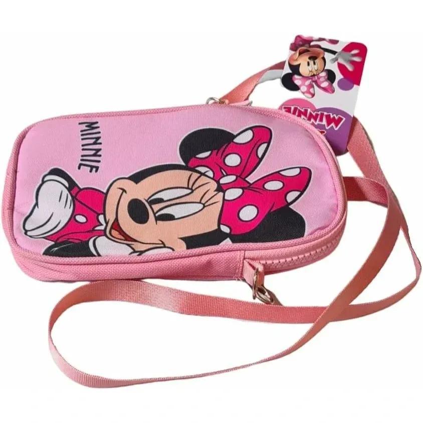 Borsello Bambino Marsupio Tracolla Ragazza Bambina Spalla Regolabile Marsupio Viaggio Sportivo Tempo Libero Gadget - Minnie Mouse