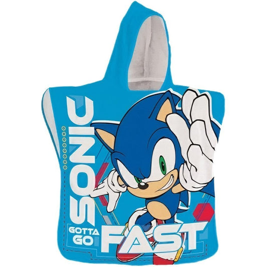 Poncho con cappuccio Asciugamano da spiaggia Mare e piscina Accappatoio in microfibra 55X90 cm asciugatura rapida, ultra morbido