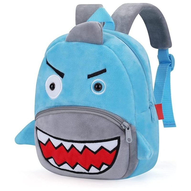 Zainetto Asilo Bambini, Zainetto Bimbo 1-3 Anni Nido Preschool Peluche 3D Animaletti Borsa Zaino Bambino Bambina Morbido Mini