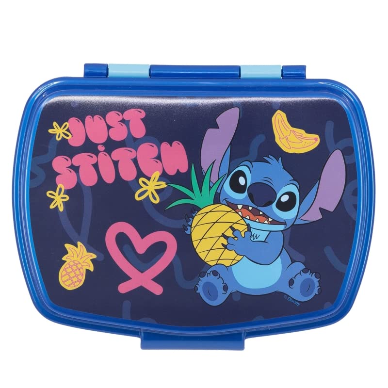 STITCH | Contenitore Portapranzo Porta merenda Scatola Sandwich Box  Bambini (Lilo & Stitch)