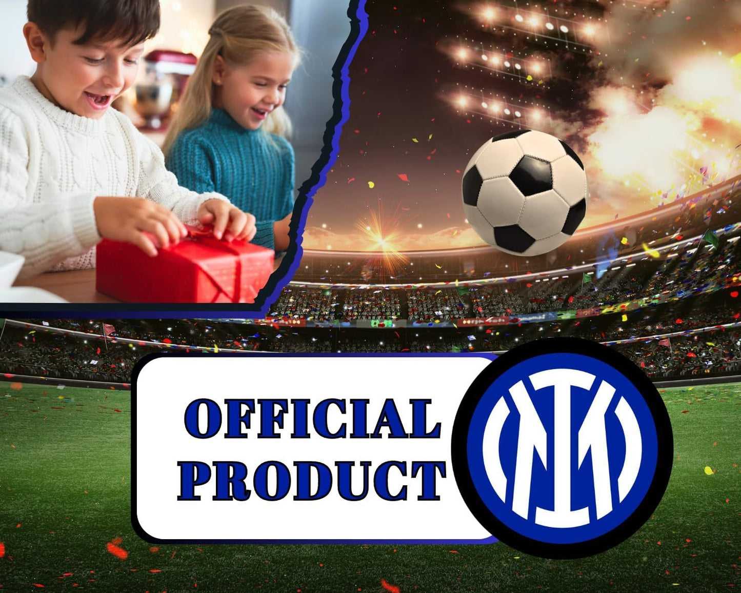 Inter Ufficiale Porta merenda, Lunch Box F.C. Portamerenda bambini e ragazzi Scuola BPA free Made in Italy