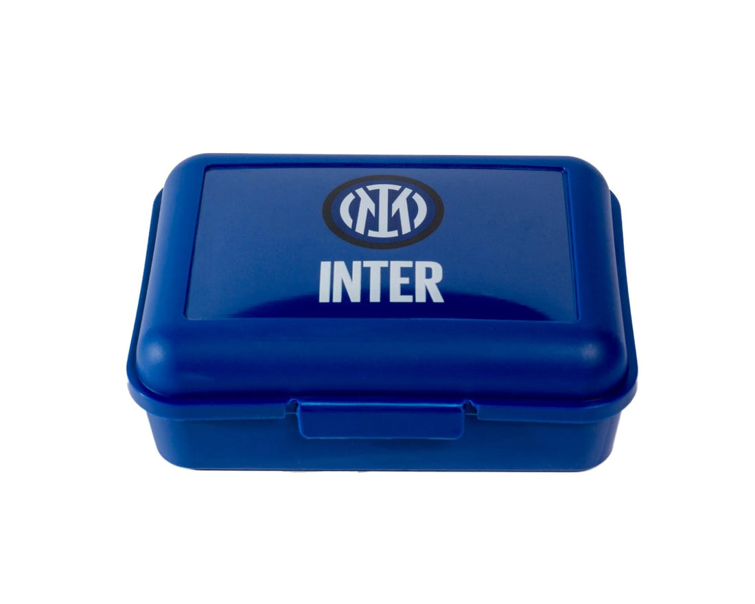 Mondo del Gadget Porta Merenda Inter Store Ufficiale - Box Lunch Portamerenda e Pranzo per Bambini –