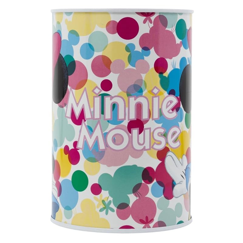 Salvadanaio in Metallo cilindrico  MINNIE MOUSE