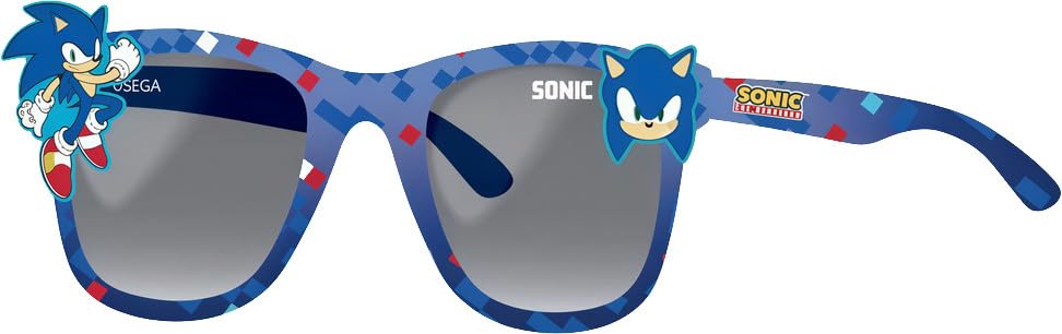 Sonic The Hedgehog Occhiali da Sole Bambino Ragazzo Protezione UV Stile