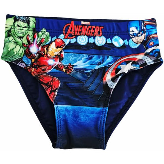 Costume da Bagno Mutandina Slip  Bambini e Ragazzi Boxer Parigamba  Mare e Piscina  Avengers Hulk  età 3 - 4 Anni