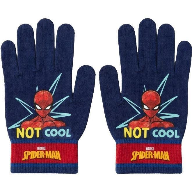 Guanti Invernali Bambini Spiderman Taglia Unica 2-5 Anni