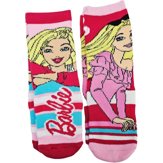 2 paia Calzini antiscivolo ufficiali bambino calze anti scivolo  BARBIE (31-34)