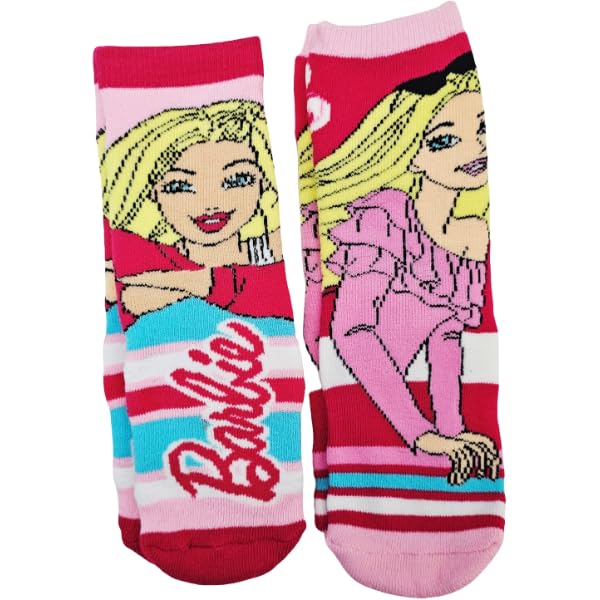 BARBIE: 2 Paia Calzini Antiscivolo Ufficiali | Sicurezza & Stile