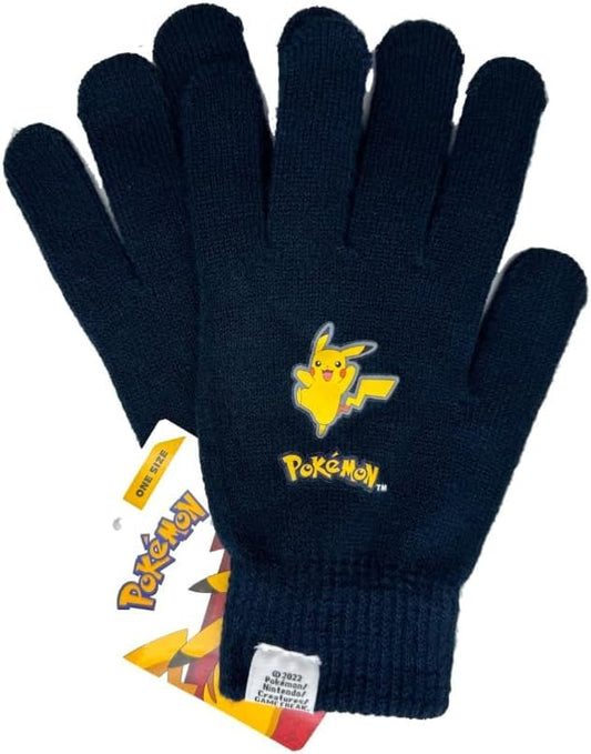 Guanti Invernali  Bambini 2 pcs Inverno Unisex Taglia unica  POKEMON (Blu)