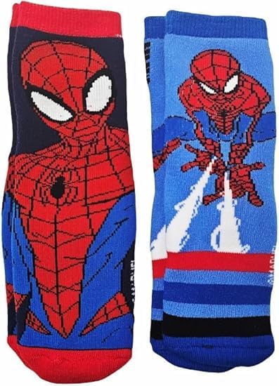 2 paia Calzini antiscivolo ufficiali bambino calze anti scivolo (IT, Numero, 27-30, Bambino)