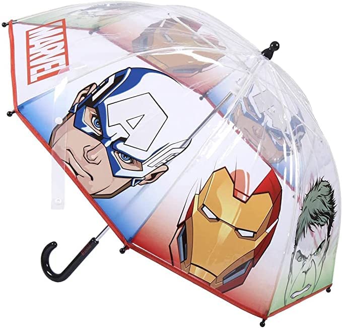 Ombrello da Pioggia unisex Multicolore a campana  bambini (Avengers Hulk)