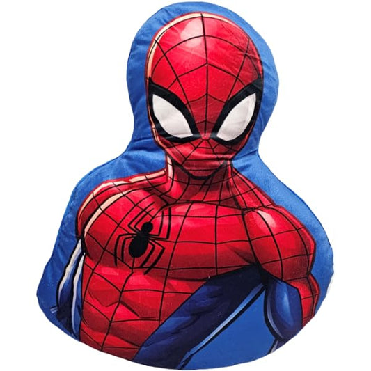 Cuscino 3D Shaped Sagomato peluche  Bambini in Poliestere con la Forma sagoma Personaggio ( SPIDERMAN Hero)