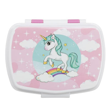 Contenitore Portapranzo Porta merenda Scatola Sandwich Box  Bambini (Unicorno bambina)