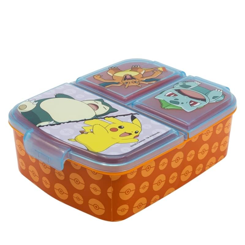 Portamerenda scomparti PER SANDWICH MULTIPLA POKEMON