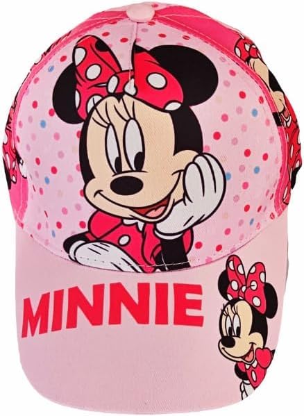 ILS I LOVE SHOPPING Cappello con Visiera da Ragazzo/Bambino Berretto da Baseball Regolabile (Minnie Mouse)