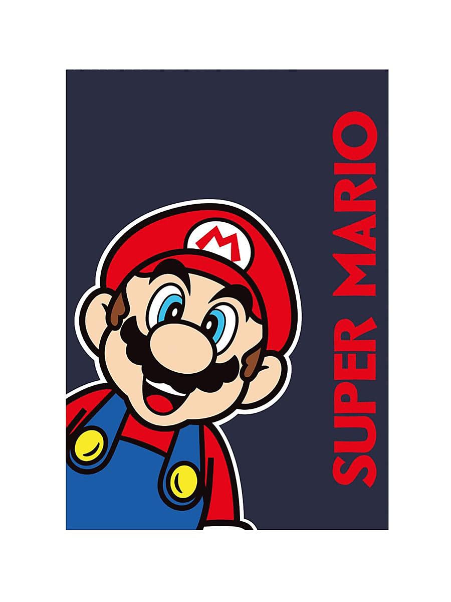 Super Mario Coperta Plaid Pile, Morbida e Calda, 100x150 cm SUPERMARIO