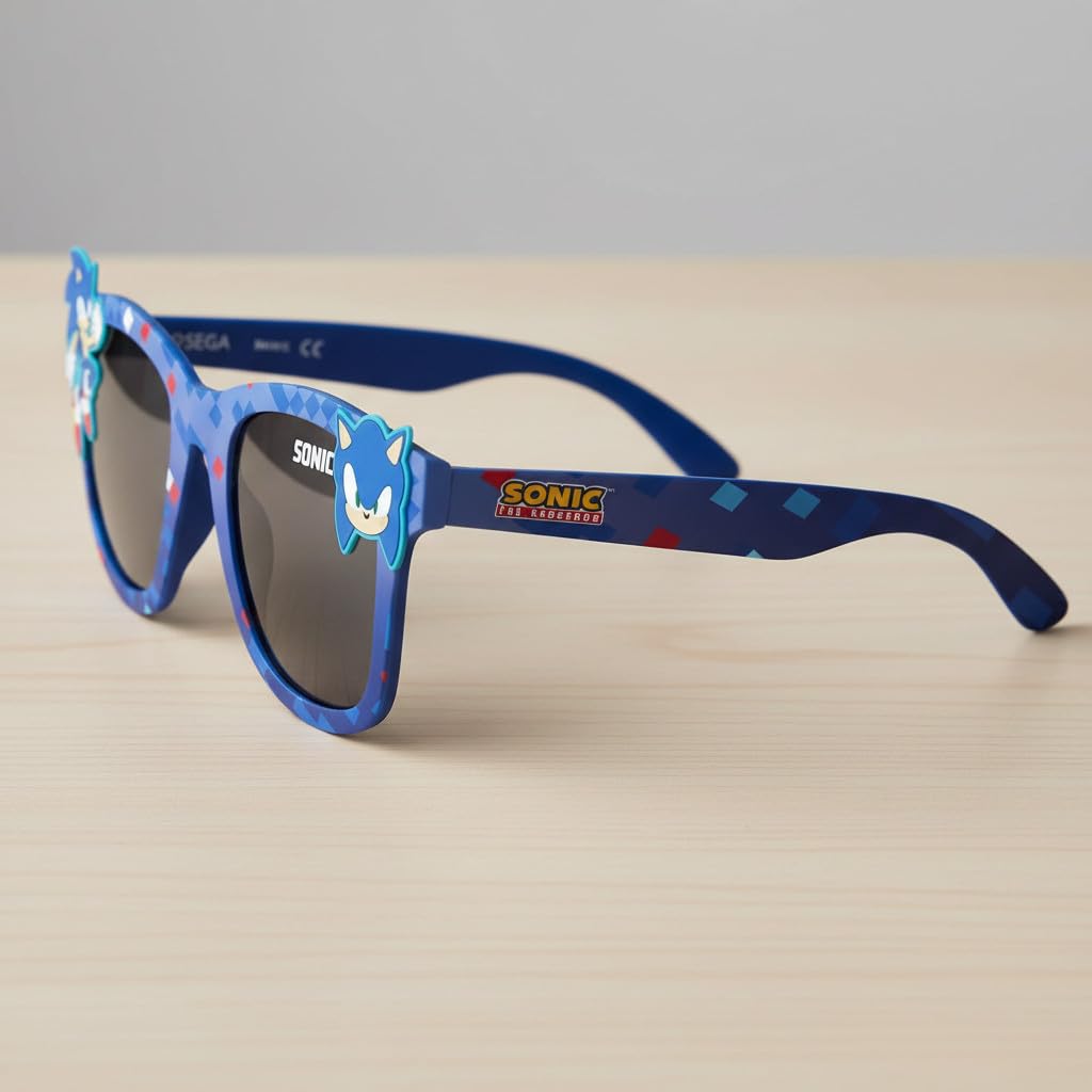 Sonic The Hedgehog Occhiali da Sole Bambino Ragazzo Protezione UV Stile 5