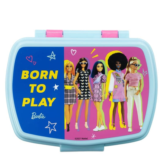 Contenitore Portapranzo Porta merenda Scatola Sandwich Box  Bambini (BARBIE Bambina)