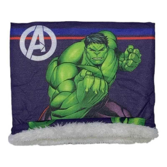 Scaldacollo Sciarpa Tubolare Bambini Caldo Bimbo Scollo Termico Invernale Ragazzi Morbido ( Avengers HULK)