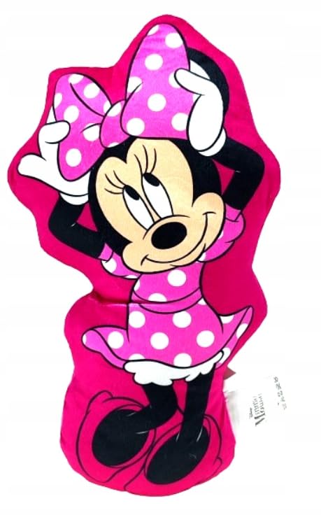 Cuscino 3D Shaped Sagomato peluche  Bambini in Poliestere con la Forma sagoma Personaggio ( MINNIE MOUSE Topolina)