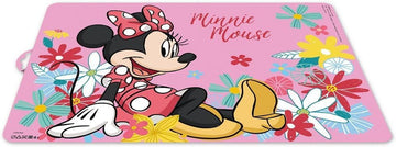2 Pezzi Tovaglietta Americana Plastificata Sottopiatto Colazione e Pranzo Bambini Minnie Mouse