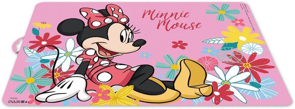 2 Pezzi Tovaglietta Americana Plastificata Sottopiatto Colazione e Pranzo Bambini Minnie Mouse