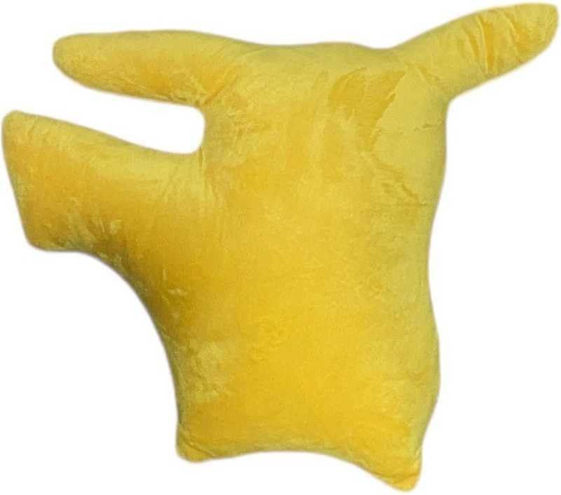 POKEMON - Cuscino 3D ufficiale a forma di personaggio Sagomato Pikachu, 31 cm x 33 cm, peluche lavabile