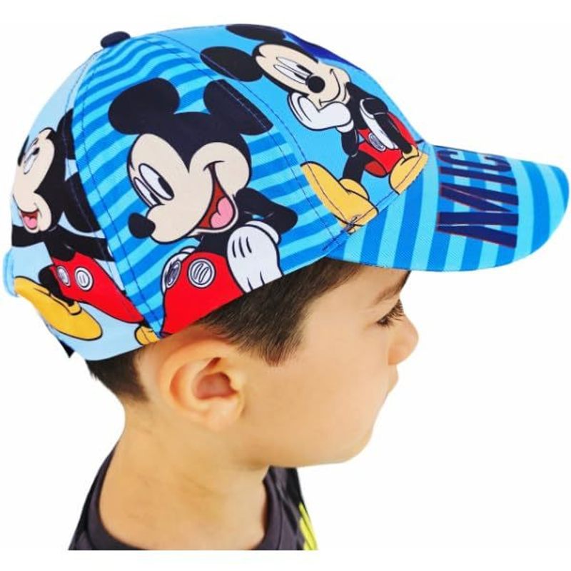 Cappello con Visiera da Ragazzo/Bambino Berretto da Baseball Regolabile Mickey Mouse
