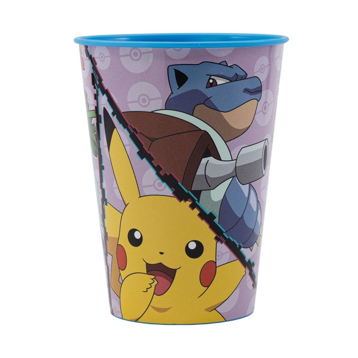 POKEMON - Set di stoviglie riutilizzabile per bambini bicolore – Set composto da 3 pezzi: Piatto, ciotola e bicchiere per bambini e bebé