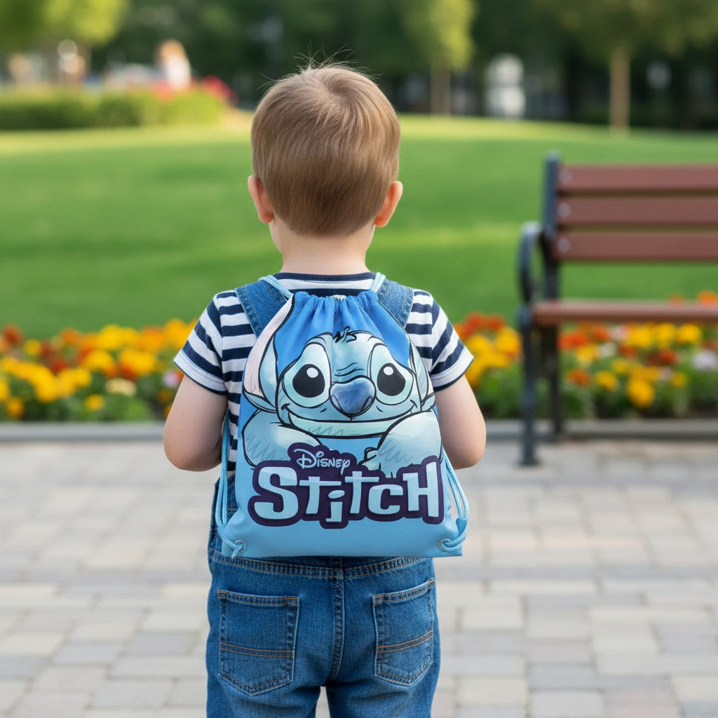 Sacca Sportiva per Bambino, Borsa Zaino per Asilo, Palestra, Piscina, Viaggio, Portascarpe