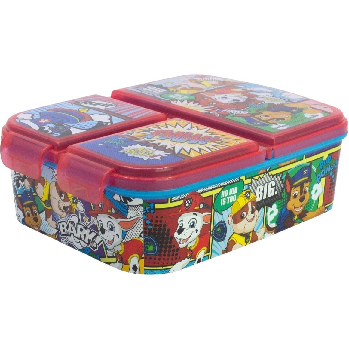 Porta Merenda Scuola con 3 scomparti Portamerenda in Plastica Bambini Pranzo Launch Box