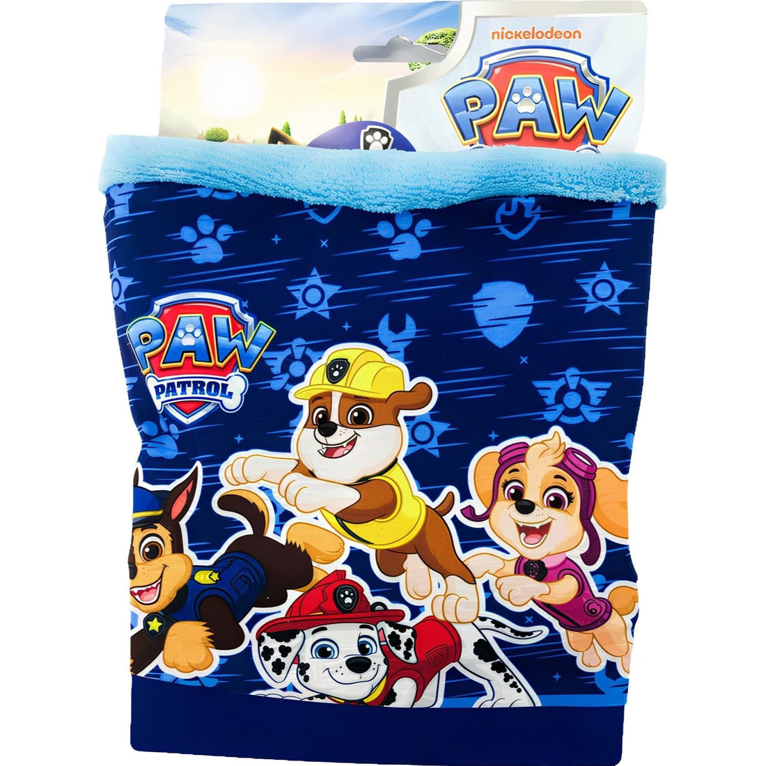 Scaldacollo Sciarpa Tubolare Paw Patrol Bambini Morbido Invernale Taglia Unica
