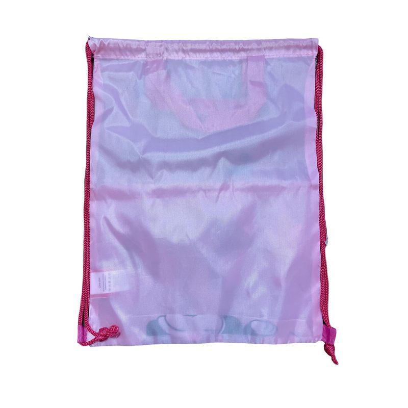 Sacca Sportiva con manici e tasca per Bambino, Borsa Coulisse Zaino per Asilo, Palestra, Piscina, Viaggio, Portascarpe ( MINNIE MOUSE)