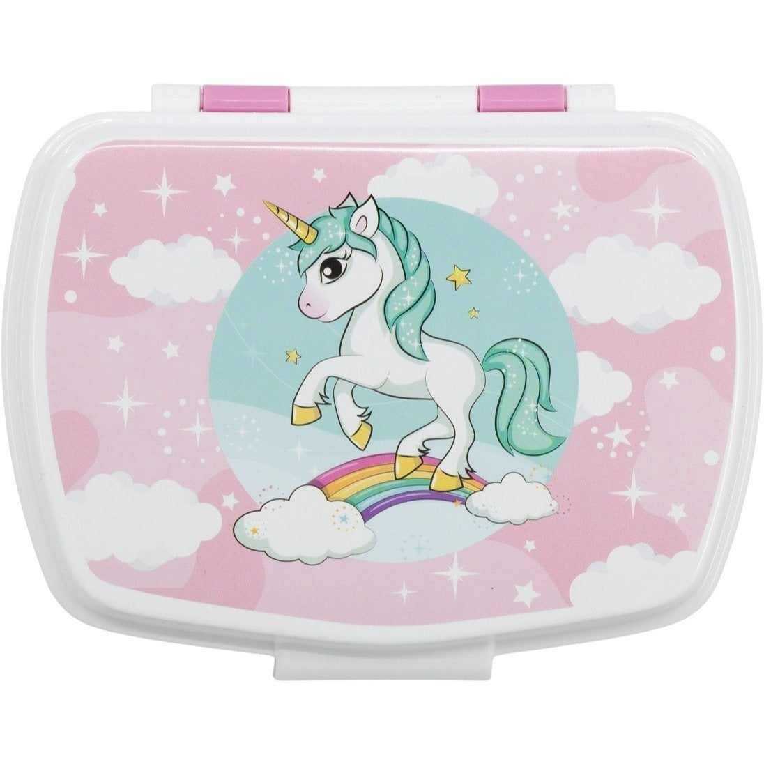 Contenitore Portapranzo Porta merenda Scatola Sandwich Box  Bambini (Unicorno bambina)