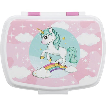 Contenitore Portapranzo Porta merenda Scatola Sandwich Box  Bambini (Unicorno bambina)