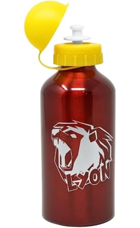 Borraccia Scuola Bottiglia Sport in Alluminio Bambini 400ml con Beccuccio Retraibile Lyon Gamer