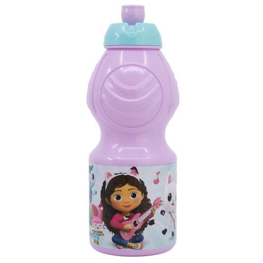 Borraccia Sport in plastica Bottiglia per Bambini 400ML con beccuccio retraibile